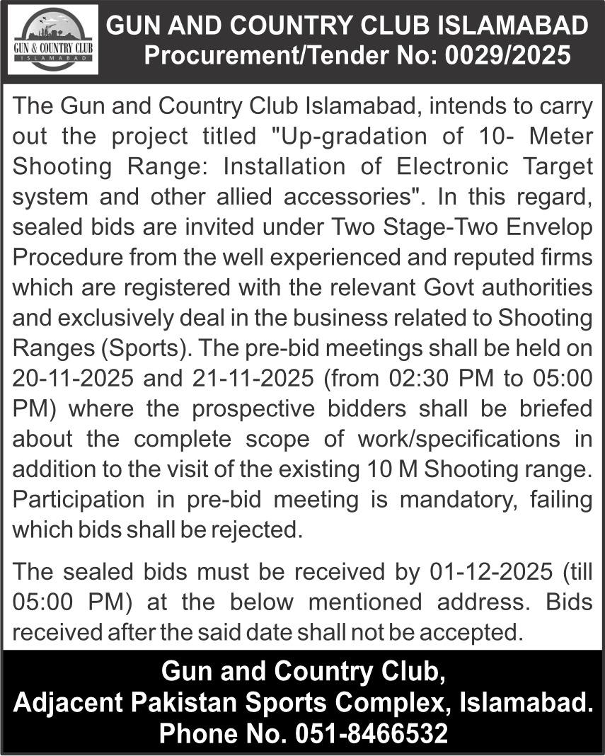 10 Meter Shooting Range Upgradation